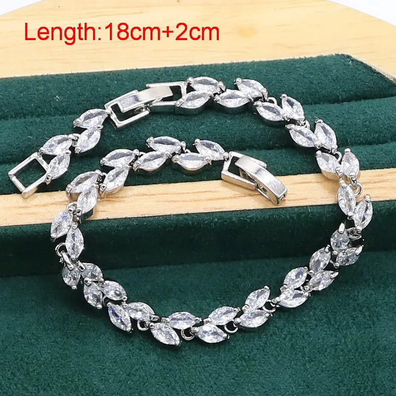 925 Sterling Silver Jewelry set for Women White Pearl Earrings Necklace pendant Ring Zircon Bracelet Birthday Gift