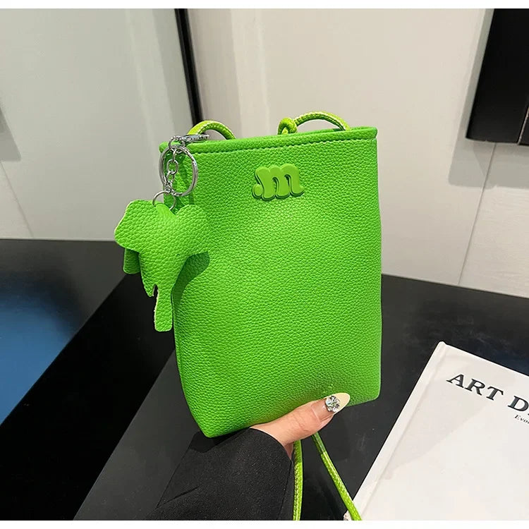 Soft Leather Elephant Bag for Women Fashionable Women Shoulder Bags Crossbody Bags for Women Phone Bag Purse and Handbags Сумка
