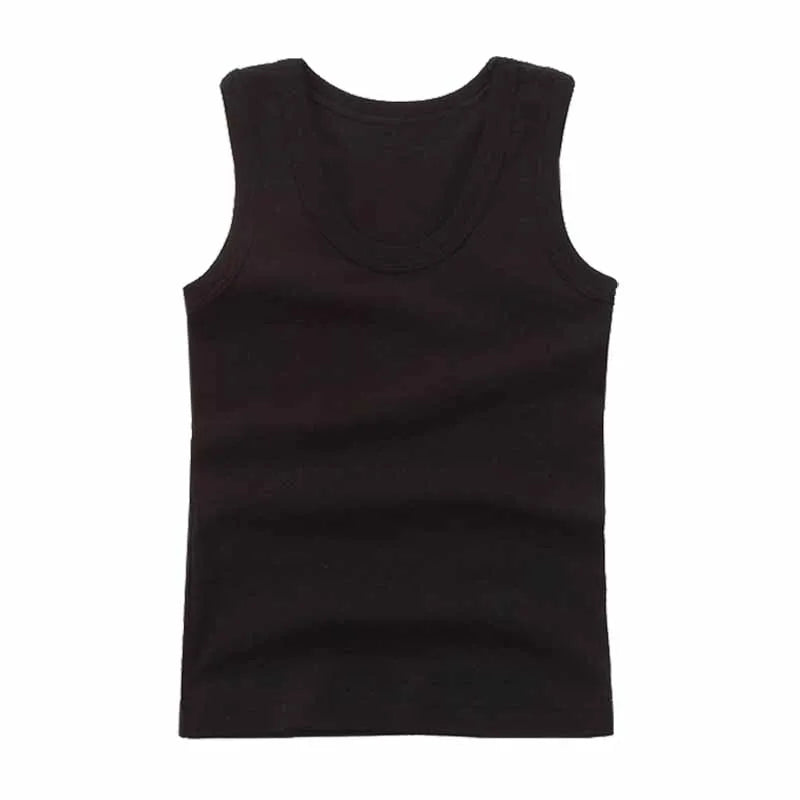 Kinder Unterwäsche Jungen Unterhemden Kinder Sommer Weste Tops für Mädchen Solide Tank Top Jungen Kleidung Baumwolle T-Shirts Ärmellos 2 zu 12Y