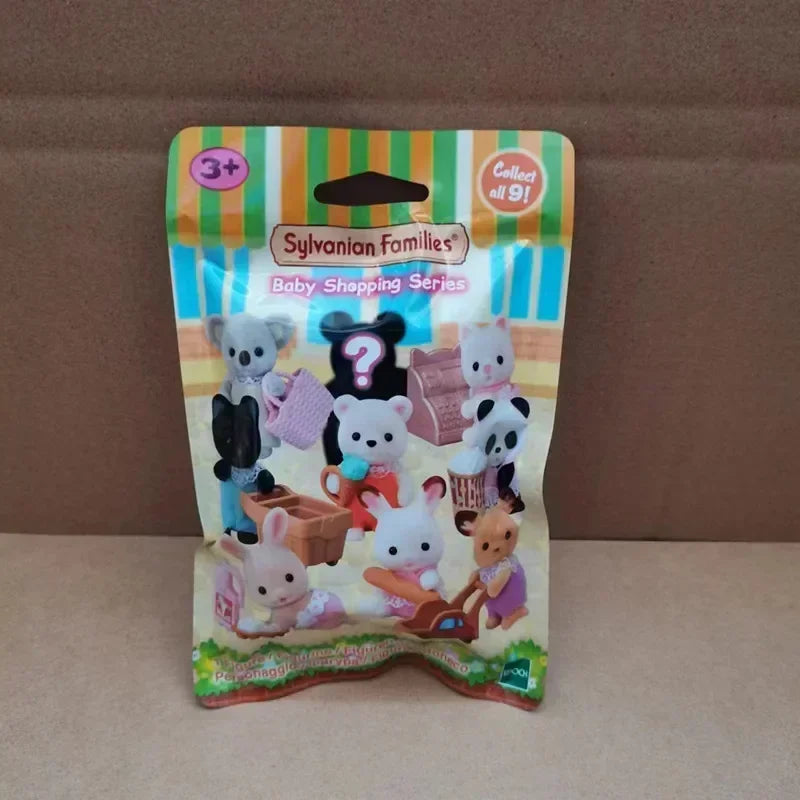 Japan Sylvanian Families Wald Partner Kawaii Camping Dress Up Baby Puppe süße Anime Figrues Zimmer Beflockung Spielzeug Geschenk