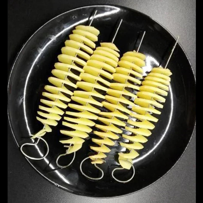 Manual Spiral Potato Slicer Kitchen Supplies Cutter Cucumber Slicer Kitchen Accessories Vegetable Cutter Kitchen Gadgets