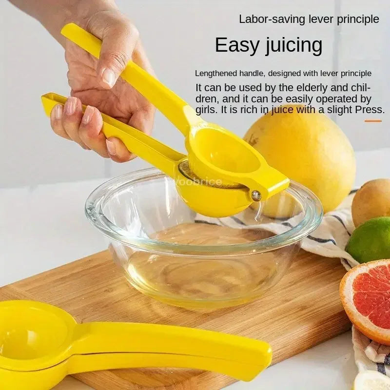 Home Lemone Squeezer Taper for Lemon Aluminum Alloy Hand Pressed Orange Fruit Juicer Portable Practical Kitchen Mini Blender