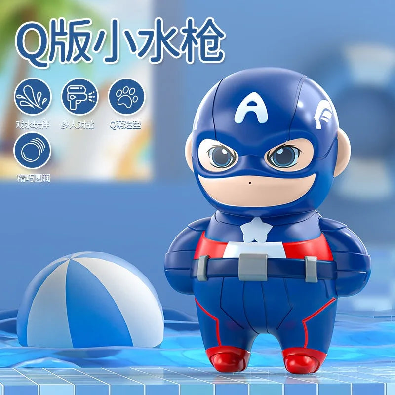New Marvel Spider-Man Children's Water Gun Spider-Man Tricky Beach Toy Cute Baby Shower Hydraulic Pistol Children's Toy Gift