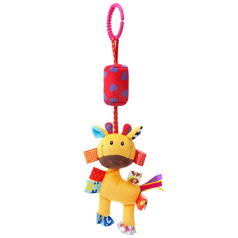 Babybett Hängende Rasseln Spielzeug Autositz Spielzeug Weiche Mobiles Kinderwagen Kinderbett Kinderbett Spiralspielzeug Kinderwagen Hängende Puppen für Babys Neugeborenes Geschenk