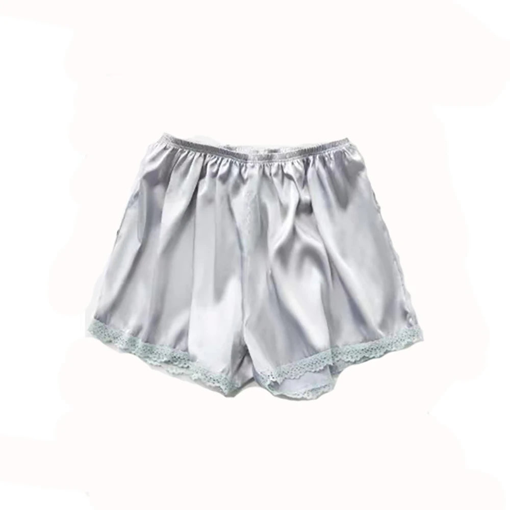 Comfortable Home Summer Satin Girl For Dress Spring Safety Shorts Pants Boxer Panties Lace Women's Breeches