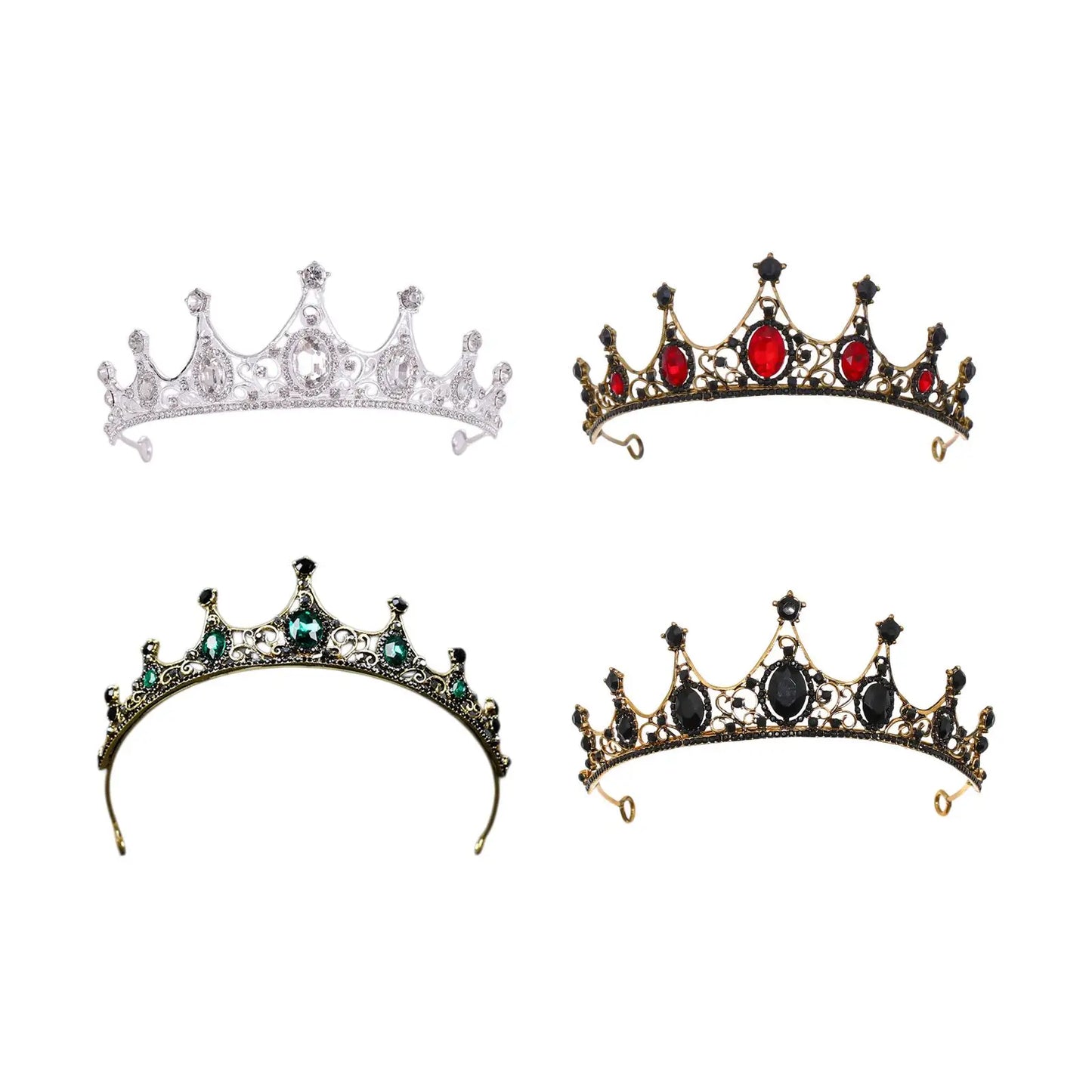 Rhinestone Crowns Tiaras Wedding Headband Hair Accessories Headdress Baroque