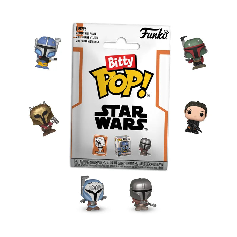 Funko Bitty Pop The Mandalorian Star Wars Mystery Blind Bags Spielzeug Minifiguren Puppenspielzeug Sammeln Ornamente Kindergeschenke