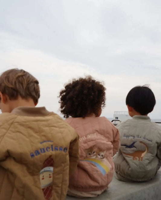 معاطف شتوية مطرزة للأطفال لعام 2024، سترات باركاس للأطفال من القطن السميك، ملابس شتوية للأطفال من البنات والأولاد