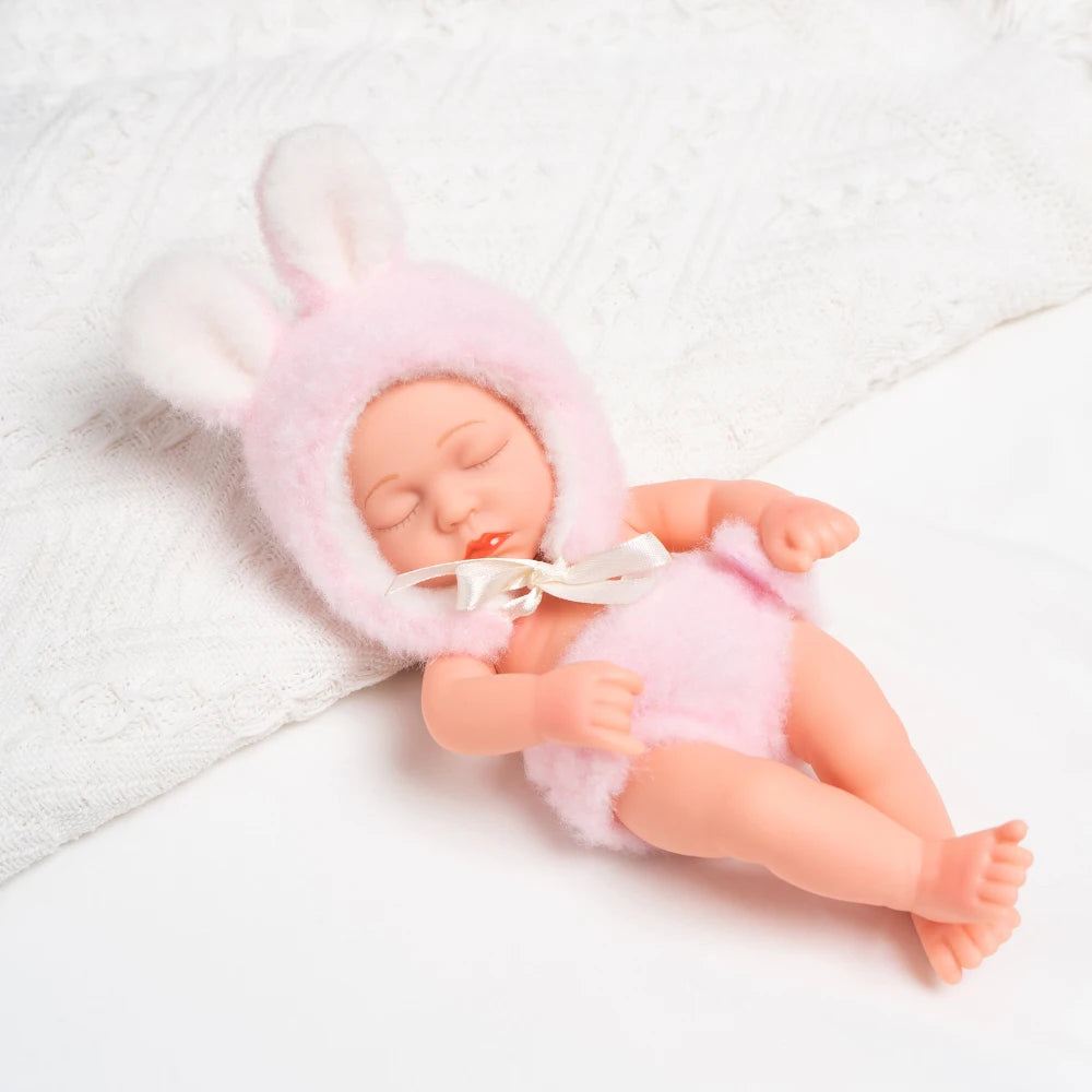 Neu Silikon Reborn Puppen 20cm Baby Reborn Spielzeug Wasserdichte Vinyl Bebe Puppe Niedliche Mini Reborn Baby Puppe Für Mädchen Geburtstag Geschenk