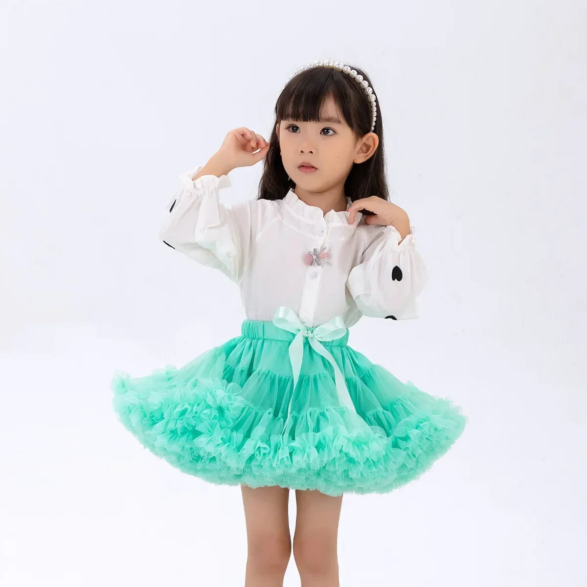 New Tutu Skirt Baby Girl Skirts Princess Mini Pettiskirt Party Dance Rainbow Tulle Skirts Girls Clothes Children Clothing