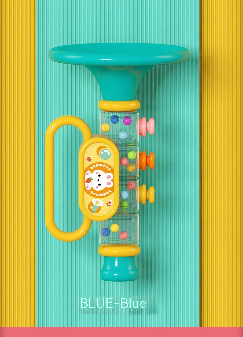 Little Rabbit Horn Children's Toy, Baby Will Blow Cartoon Harmonica Whistle Musical Instrument