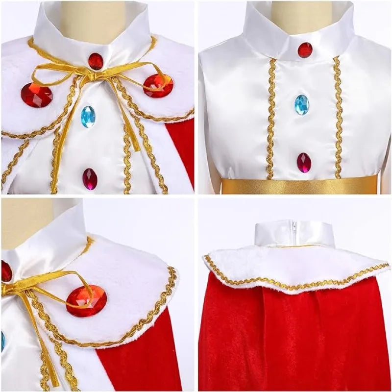 Boys Prince Charming Costume for Toddler Kid Medieval Royal Prince Jacket Pants Crown Dress Up Party Outfit