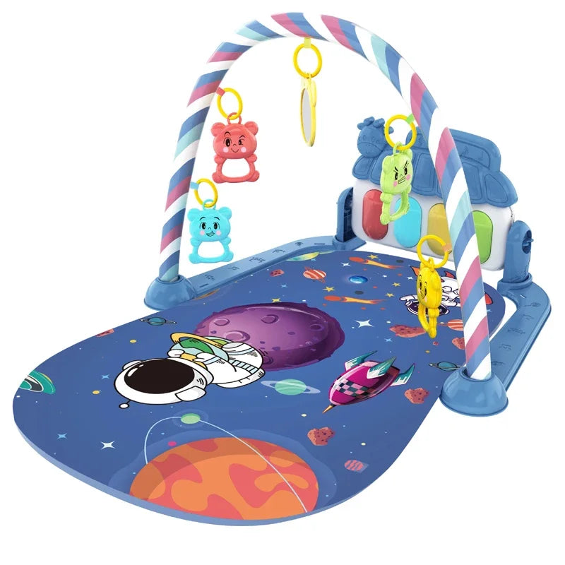 Baby Activity Gym Rack Früherziehung 0-36 Monate Spielzeug Geschenke Musikalische Neugeborene Klaviertastatur Krabbeldecke Pedal Spielmatte