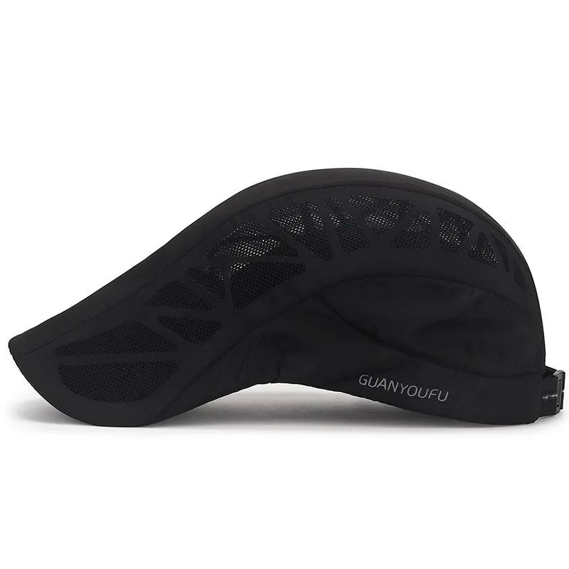 Mesh Patchwork Baseball Cap Spring Summer Quick-drying Cycling Sunhat Adjustable Men Women Sports Breathable Cap Hip Hop Dad Hat