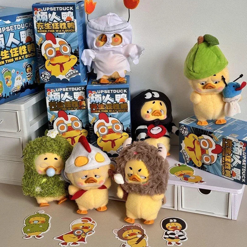 New Duck Upsetduck 3 Generations Willful Series Blind Box Figure Decor Collectible Model Vinyl Toys Mystery boxes Surprise Gifts