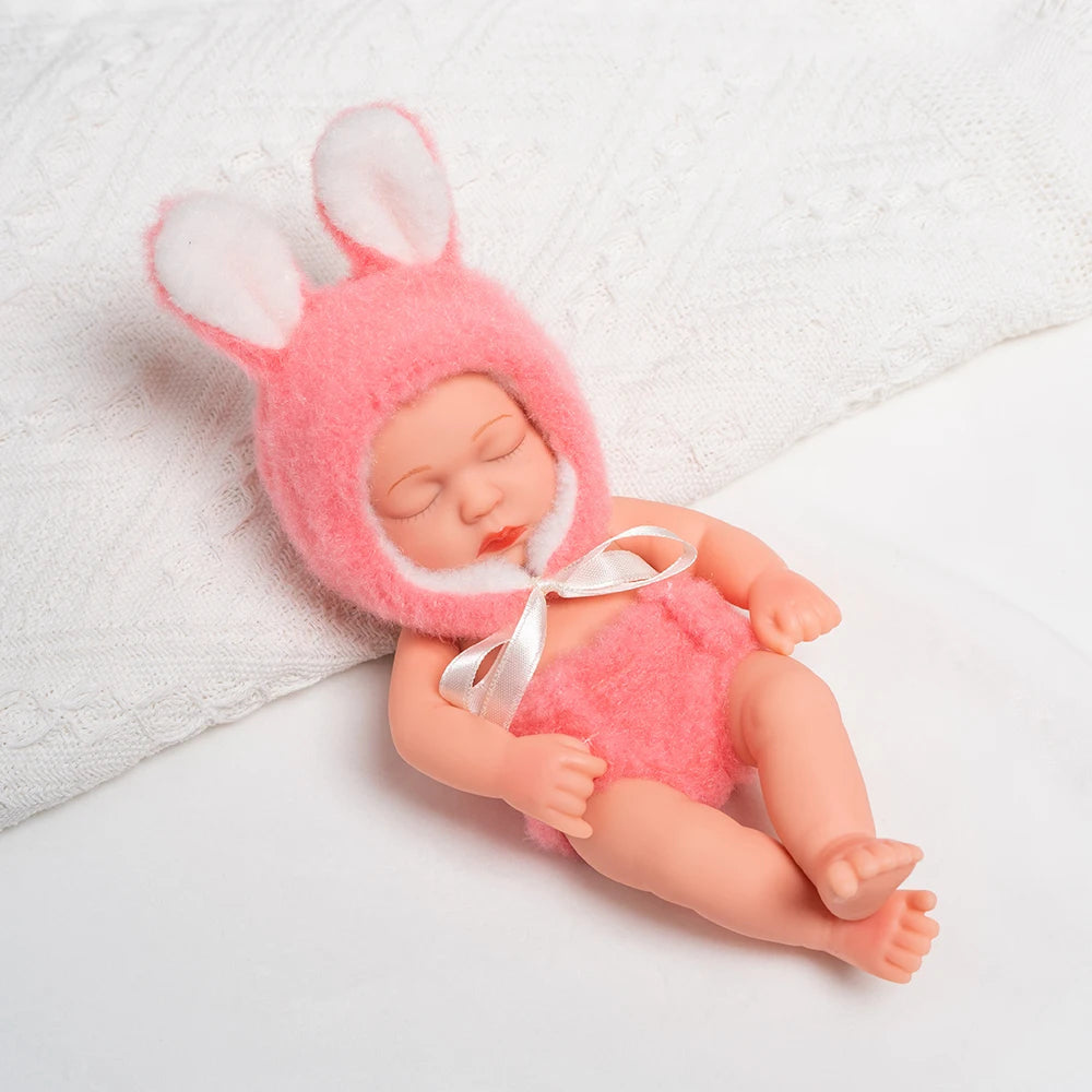 Neu Silikon Reborn Puppen 20cm Baby Reborn Spielzeug Wasserdichte Vinyl Bebe Puppe Niedliche Mini Reborn Baby Puppe Für Mädchen Geburtstag Geschenk