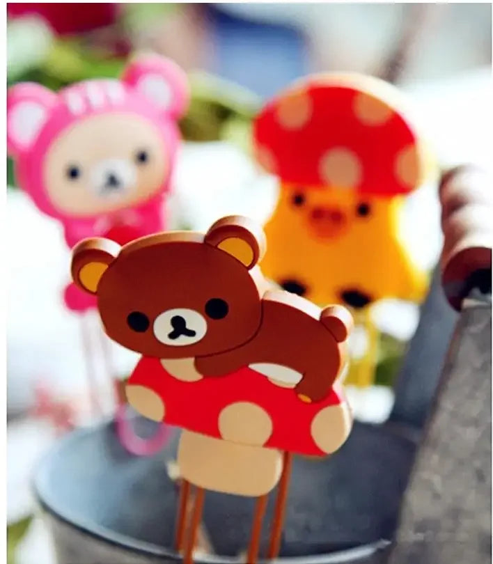Cartoon PVC Soft Bookmarks Metal Book Clip Large Paper Clips Student Page Bookmark Clip