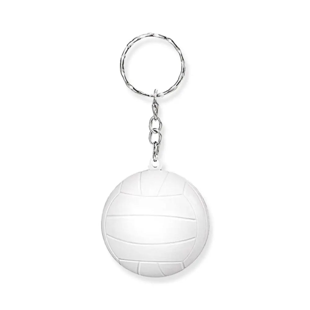 PU Leather Basketball Ball Keychains Football Golf Simulation Soccer Keychain Funny Baseball Football Pendant Children Presents