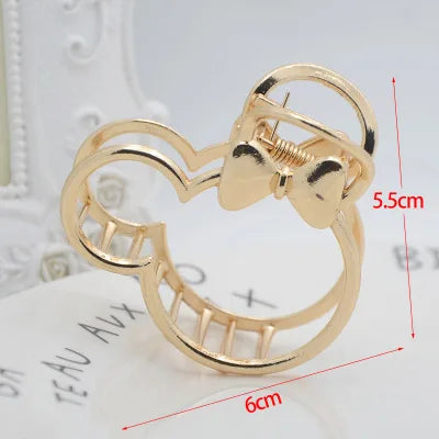 Fashion large Simple Wild Geometric Hair Claw For Women Girls Clamps Hair Crab Metal Women Hair Clip Claw Accessories Headwear