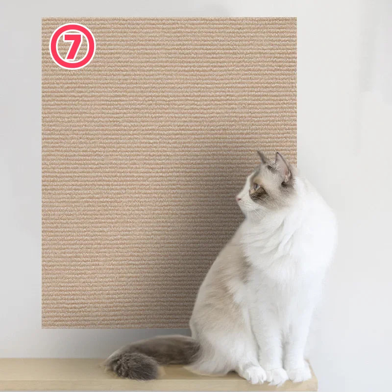 Wand Anti-Katzenkratzbrett Sofa DIY Katzenkratzbrett Sofaschutz Pfoten schärfen trimmbar selbstklebender Teppich Katzenkratzbrett