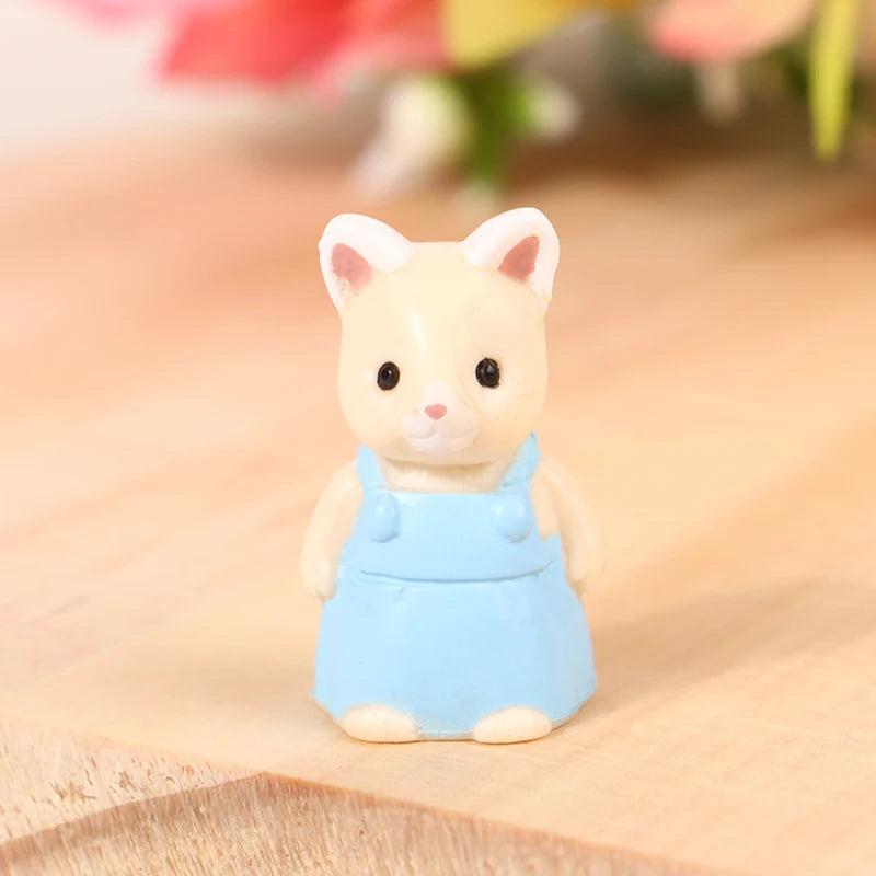 Mini Rabbit Garden Scene Decorative Toy Play House Accessories Prop