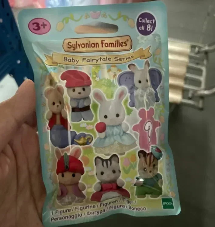 Japan Sylvanian Families Wald Partner Kawaii Camping Dress Up Baby Puppe süße Anime Figrues Zimmer Beflockung Spielzeug Geschenk