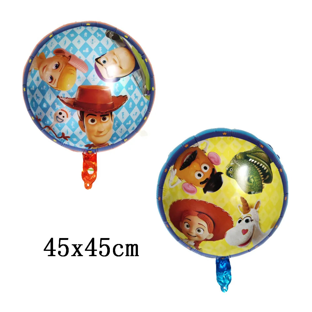 Disney Buzz Lightyear Foil Balloon Set Toy Story Happy Birthday Party Supplies Baby Shower Kids Game Party Decoration Globes