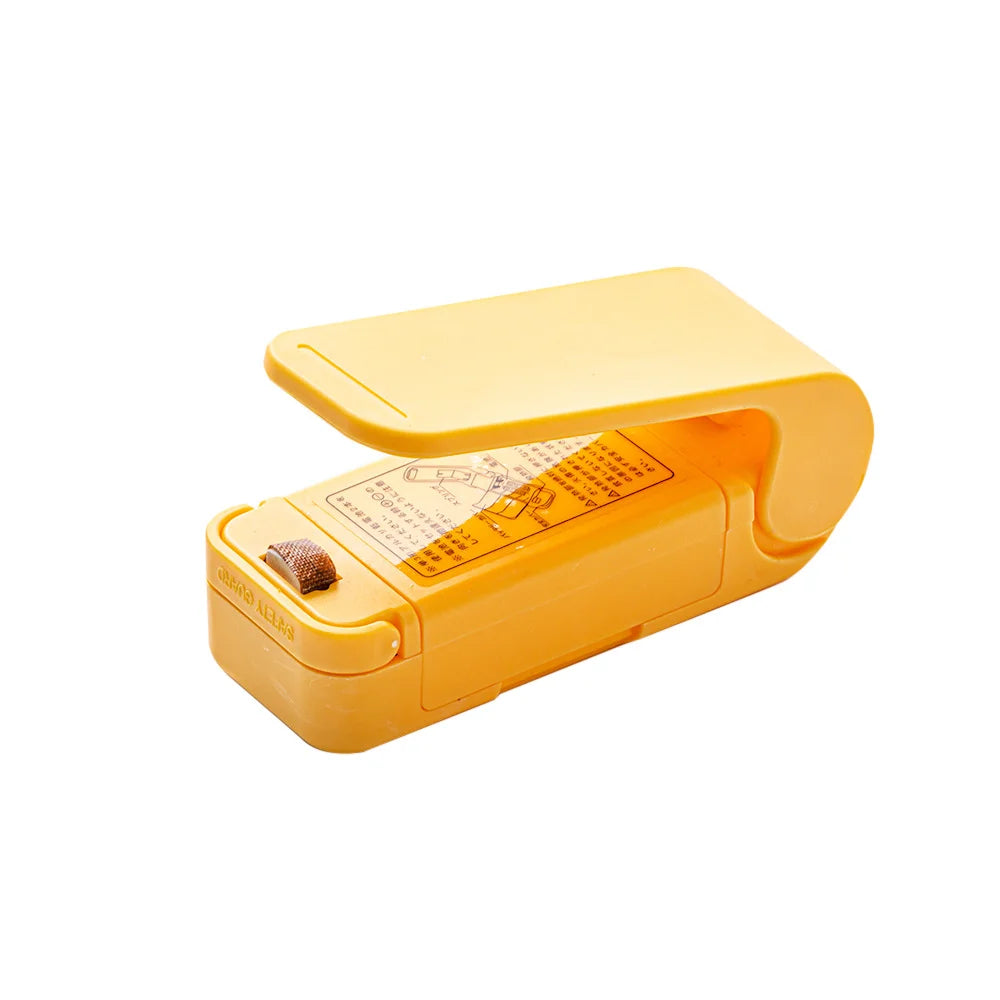 3pc Mini Heat Bag Sealing Machine Package Sealer Bags Thermal Plastic Food Bag Closure Portable Sealer Kitchen Accessories