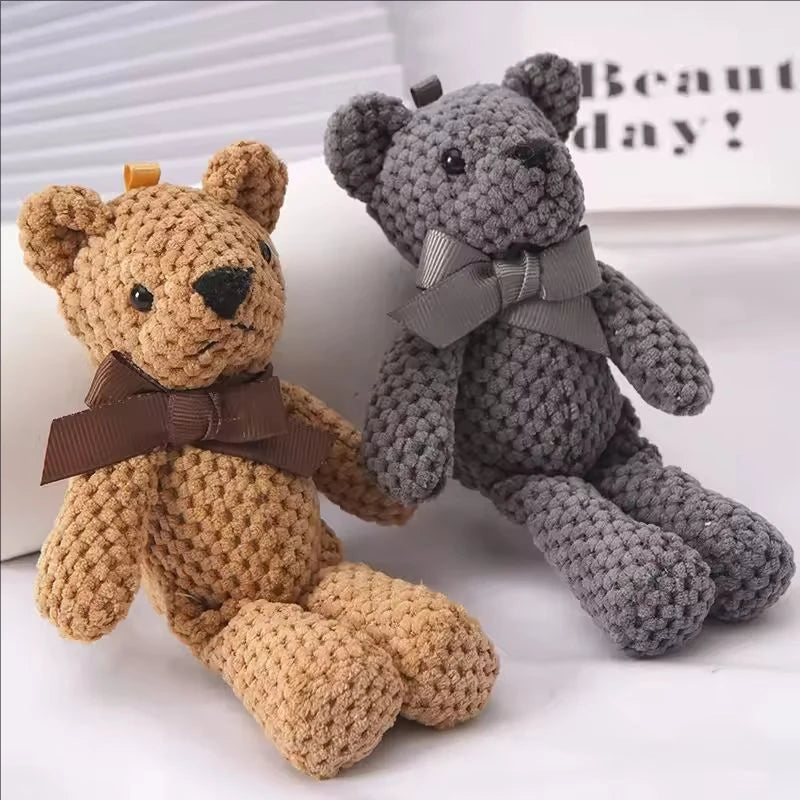 Neu Kinder Plüsch Tiere Spielzeug Nette Bär Gefüllte Taschen Schlüsselanhänger Puppen Geschenke Geburtstag Hochzeit Party Decor Kinder Baby Bär Zeug