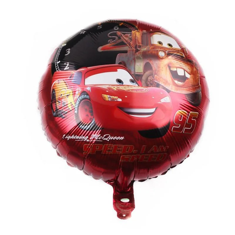 Disney McQueen Cars Helium Foil Balloons Cartoon Theme Racing Wedding Birthday Party Baby Shower Kids Toys Decoration Supplies