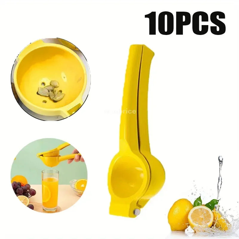 Home Lemone Squeezer Taper for Lemon Aluminum Alloy Hand Pressed Orange Fruit Juicer Portable Practical Kitchen Mini Blender