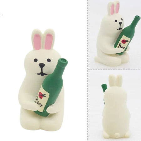 Easter Garden Party Colored Egg Rabbit Garden Ding Cat Sleeps in Spring Travel Doll Resin Home Decoration Festival Gift Crafts