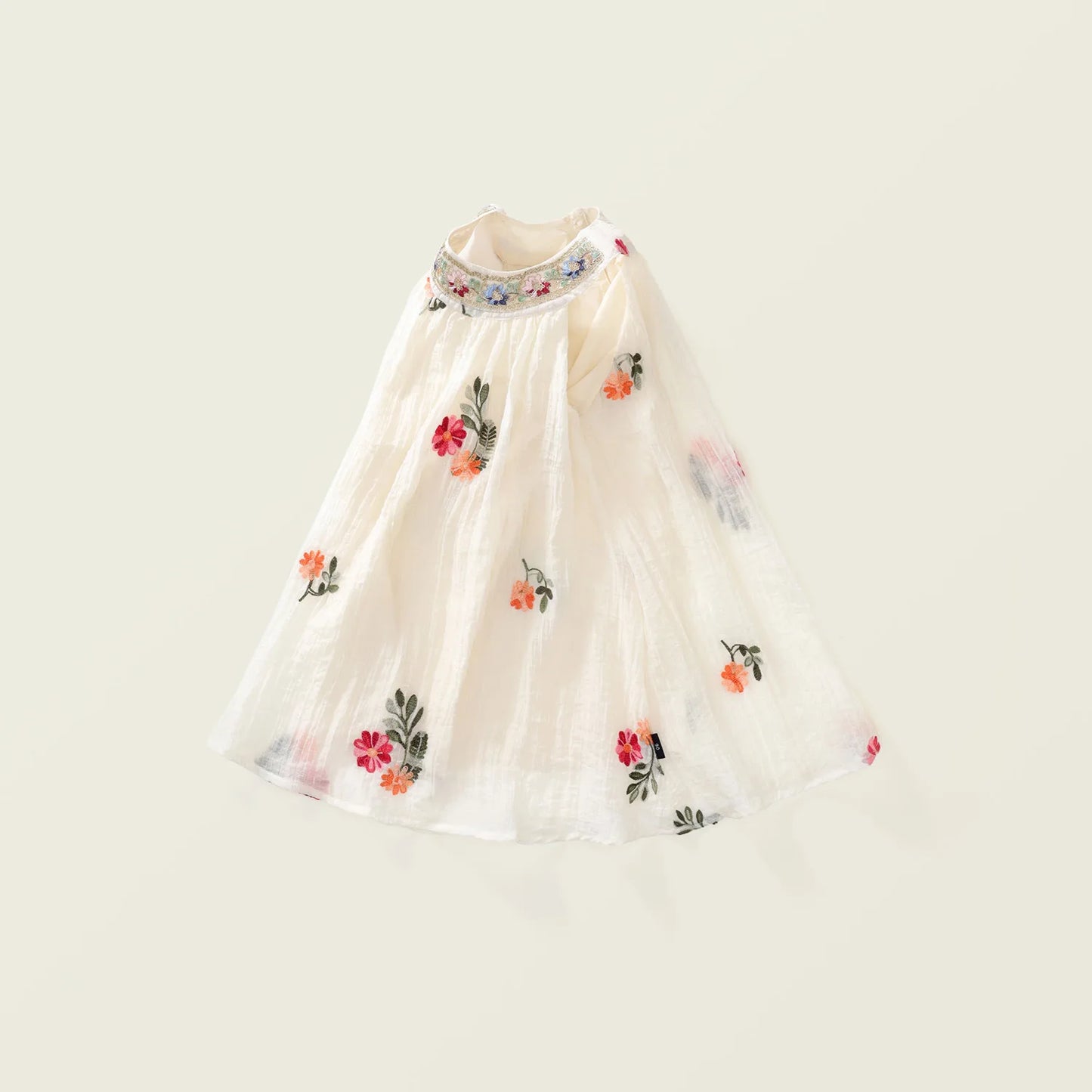 Sleeveless Baby Girls Casual Dress 2024 New Children's Summer Clothing Fashion Embroidery Kids Costume Chiffon Princess Dress