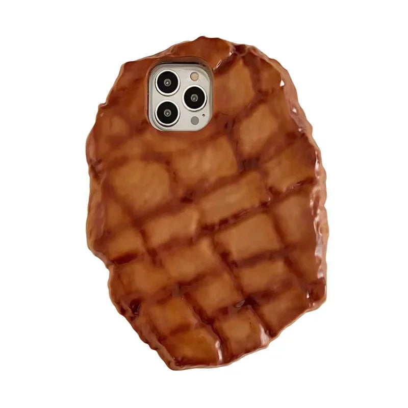 Steak Silicone Phone Case for IPhone 15 11 12 13 14 Pro Max Mini 8 7 Plus XR X XS Max SE Shockproof Cover Accessories Halloween