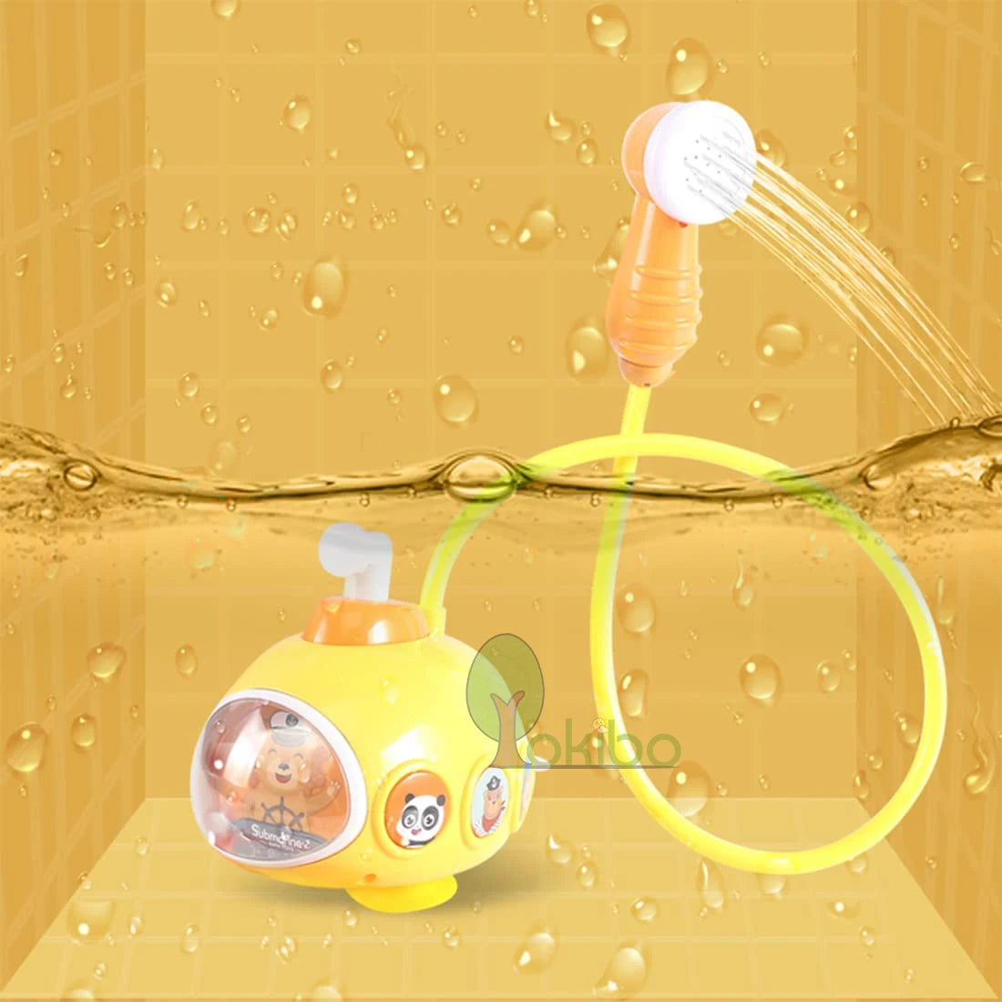 Baby-Badespielzeug für Kinder, elektrisches U-Boot, Dusche, Saugnapf, Babyspielzeug, Sprühwasserspielzeug, Badewannenspielzeug, Sprinkler, Babyparty