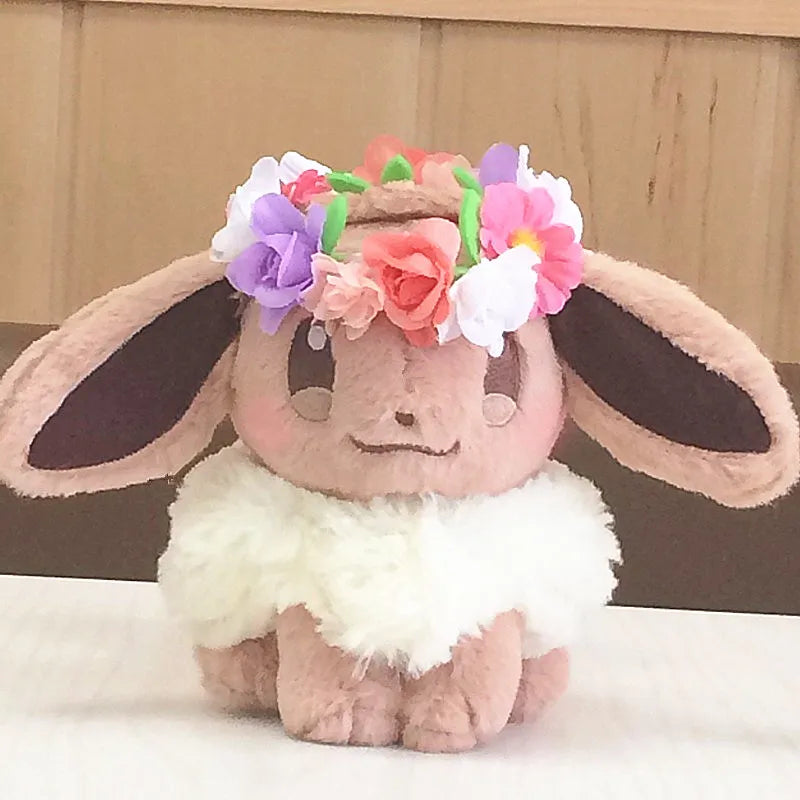 Easter Spring Festival Pikachu Eevee Plush Pokemon Doll Garland decoration Cute Stuffed Toy Kids Children Gift