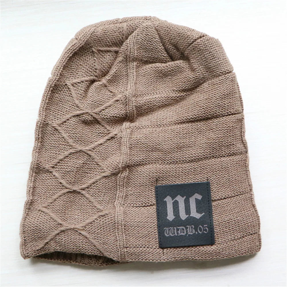 Winter Adult Men Warm Beanies Skullies Fashion Letter Knitted Women Hat Outdoor Colorful Casual Soft Wool шапка мужская кепка