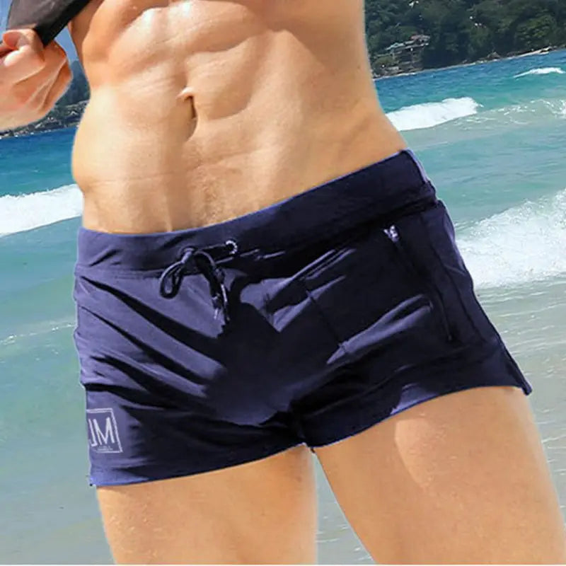 JOCKMAIL Men's Swimming Briefs Swim Trunk Homens Maillot De Bain Boy Trunks Swimwear Swimsuit Water Gay Men Suit Underpants