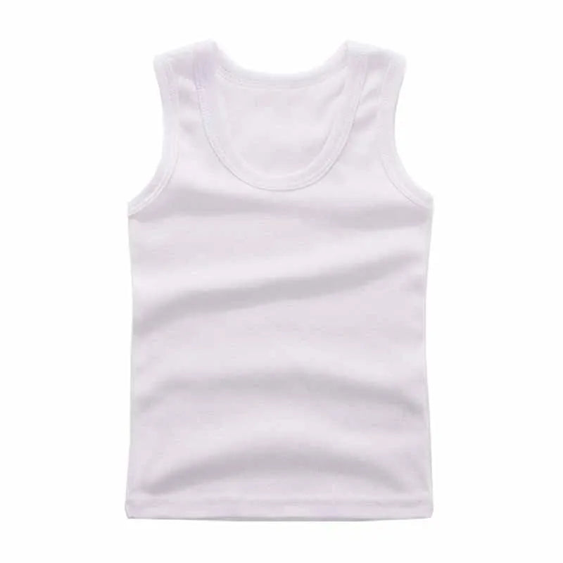 Kinder Unterwäsche Jungen Unterhemden Kinder Sommer Weste Tops für Mädchen Solide Tank Top Jungen Kleidung Baumwolle T-Shirts Ärmellos 2 zu 12Y