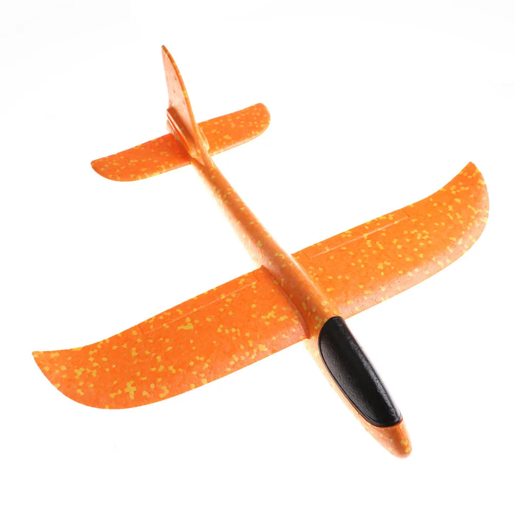 Reinweiß 49 cm großes Schaumflugzeug Segelflugzeug Modell Handwurf Flugzeug Outdoor Kinderspielzeug Flugzeug Kinder Geburtstag & Party Kreativ