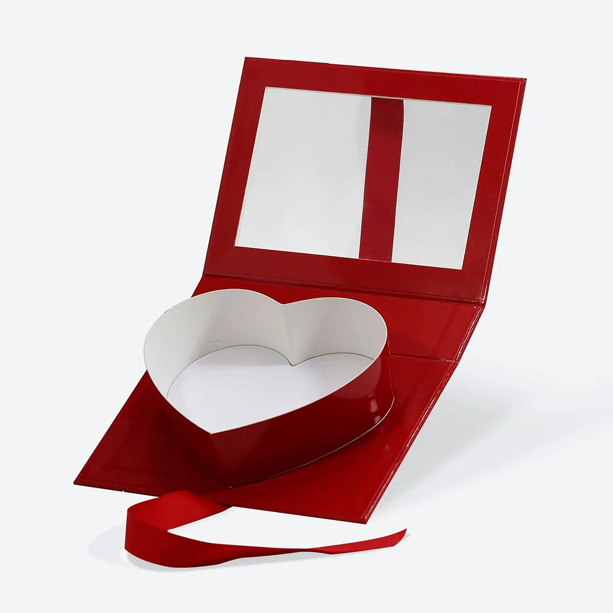 Valentine's Day I Love You Fillable Single Heart Shaped Gift Packaging Valentine Treat Boxes for Candy