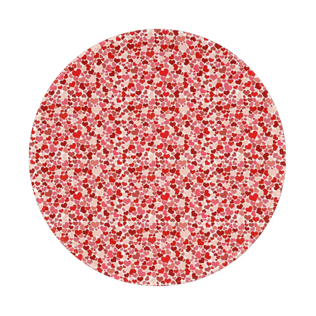 Red Heart Print Mouse Pad Cute Valentines Day Waterproof Mousepad Gaming Accessories For Notebook Computer Aesthetic Mouse Mats
