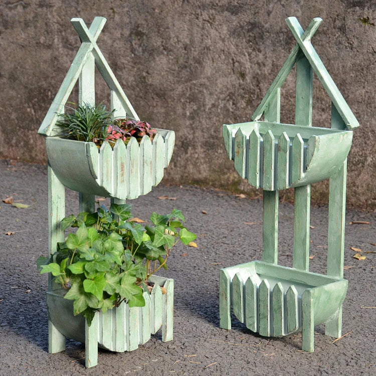 Wall-hung fleshy flowerpot creative balcony wall-hung hanging garden decoration hanging