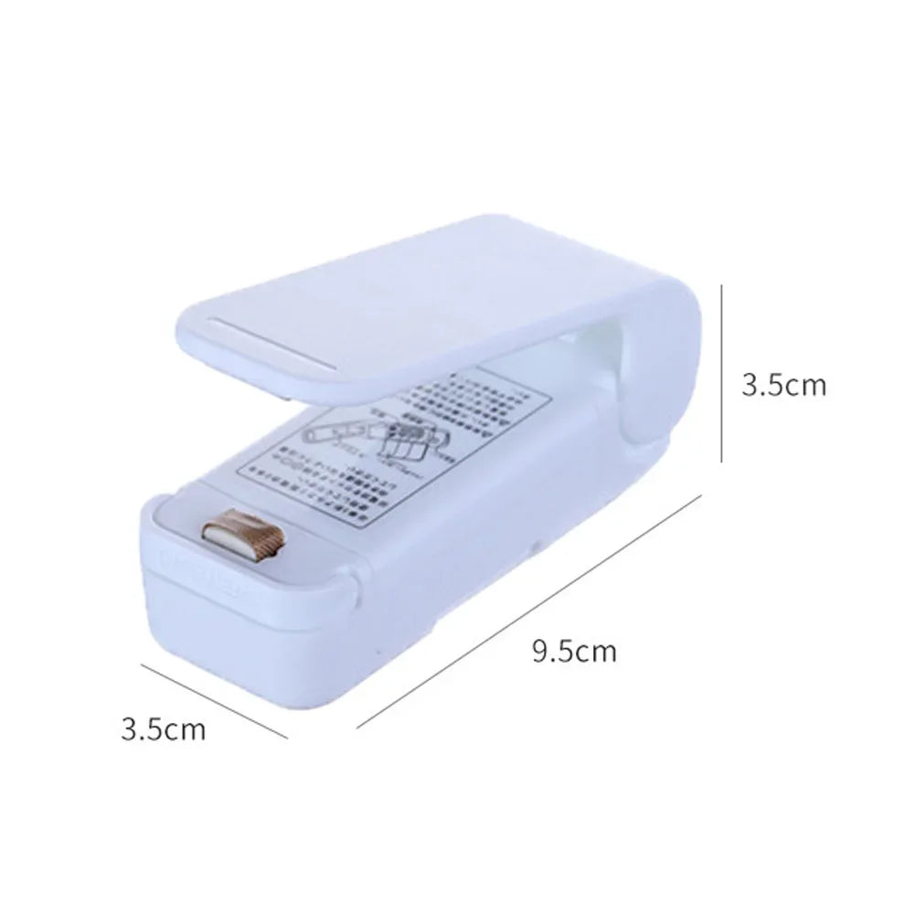 3pc Mini Heat Bag Sealing Machine Package Sealer Bags Thermal Plastic Food Bag Closure Portable Sealer Kitchen Accessories