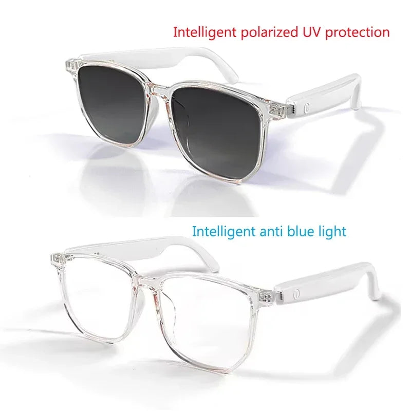 Fashion Camera Smart Music Sunglasses Earphones Wireless Bluetooth Headset HIFI Sound Headphone Driving Glasses Hands-free Call