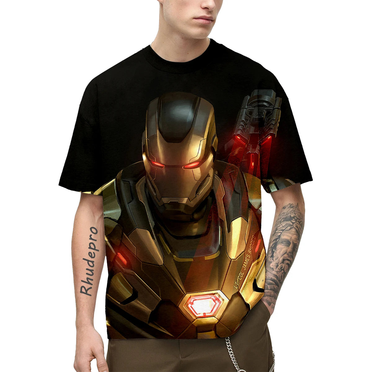 Miniso 2024 Superhero Children Short Sleeves T-shirt Iron Man Cartoon Spider-Man Dominion Tshirt Boys Tops Kids Baby Boys