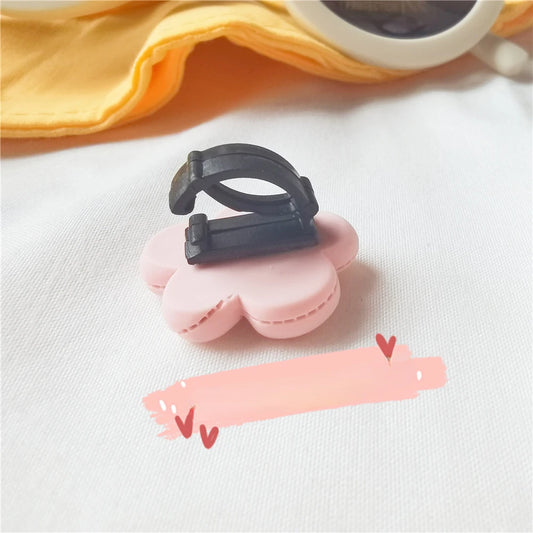 8Pcs Candy Color Flower Shoe Decorations Sweet Shoelace Accessories for Women Sneakers DIY Cartoon Cute Canvas Shoes Shoe-buckle