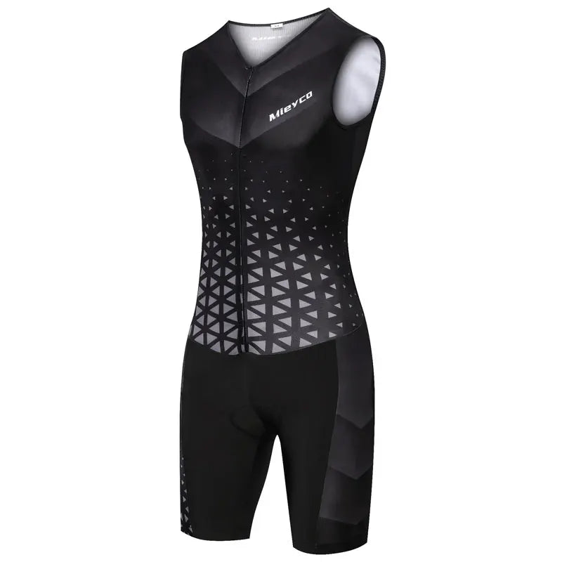 Men's Sleeveless Jumpsuit 2024 Pro Taem Triathlon Suit Ropa Ciclismo Maillot Cycling Jerseys Skinsuit Bike Clothing swimming