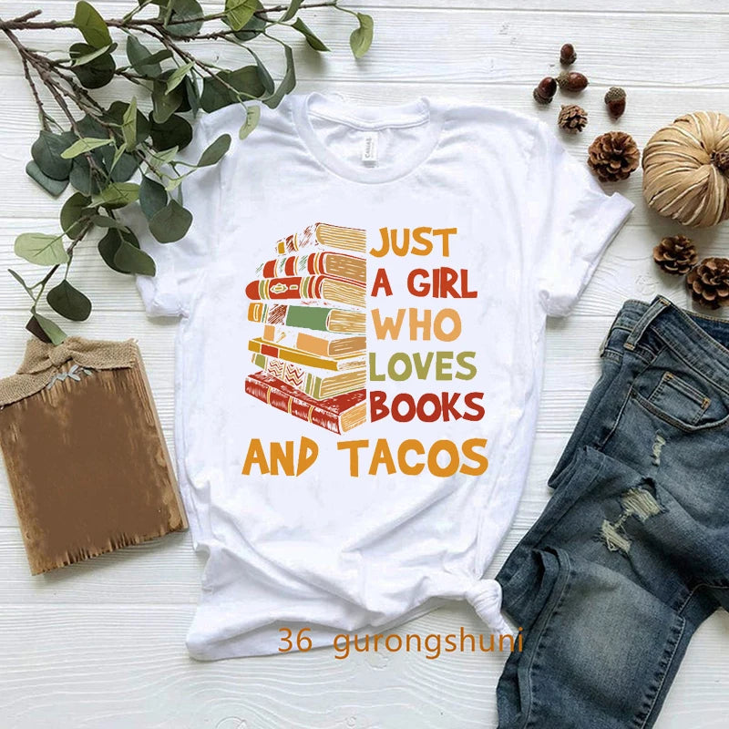 New Nerdy Dirty Inked And Curvy T-Shirt Melanin Black Queen Loves Books T Shirt Women Clothes Short Sleeve 90s Tees Summer Tops