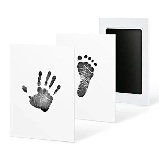 Baby-Fußabdruck-Set, sicher, waschbar, Handabdruck, Pfotenabdruck, Souvenirs für Neugeborene, berührungslose Haut für Kissen, Tinte, Fußabdruck, Kleinkindspielzeug